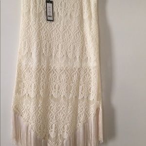 Romeo and Juliet fringe skirt with lining